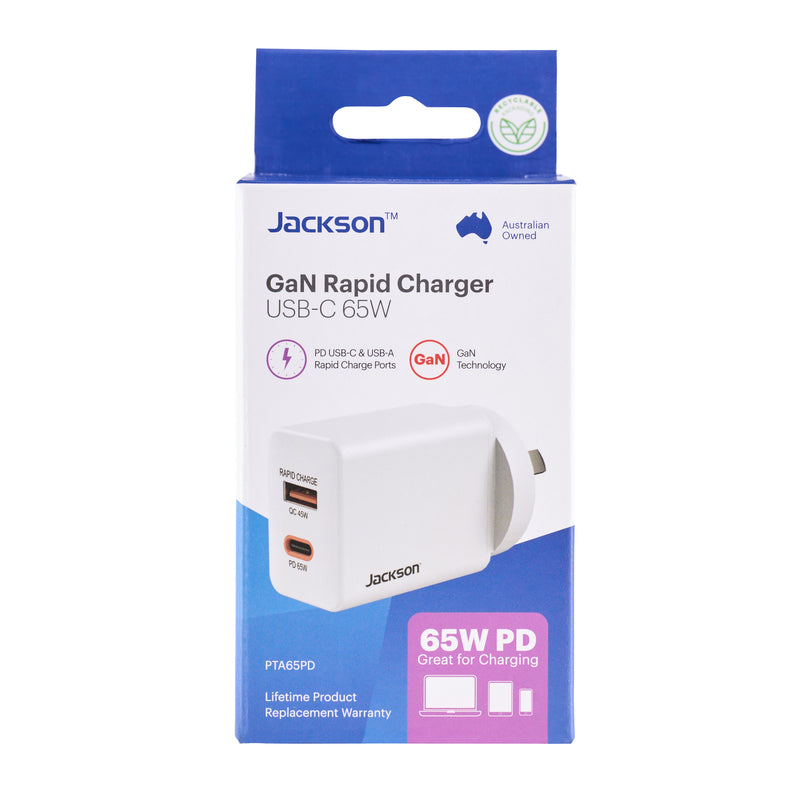 GaN Rapid Charger USB-C 65W