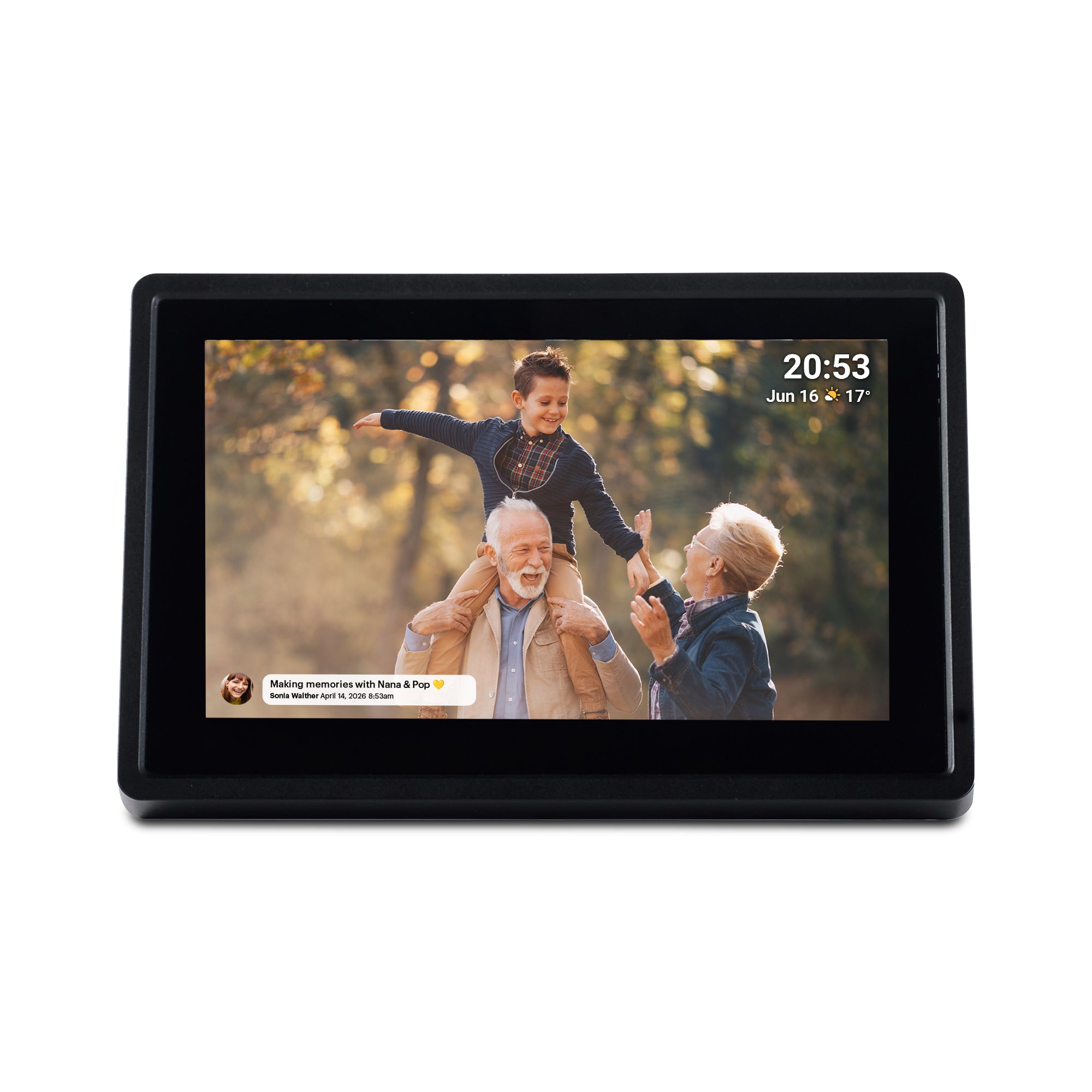 OnePlace Smart WIFI Photo Frame - 7" Black