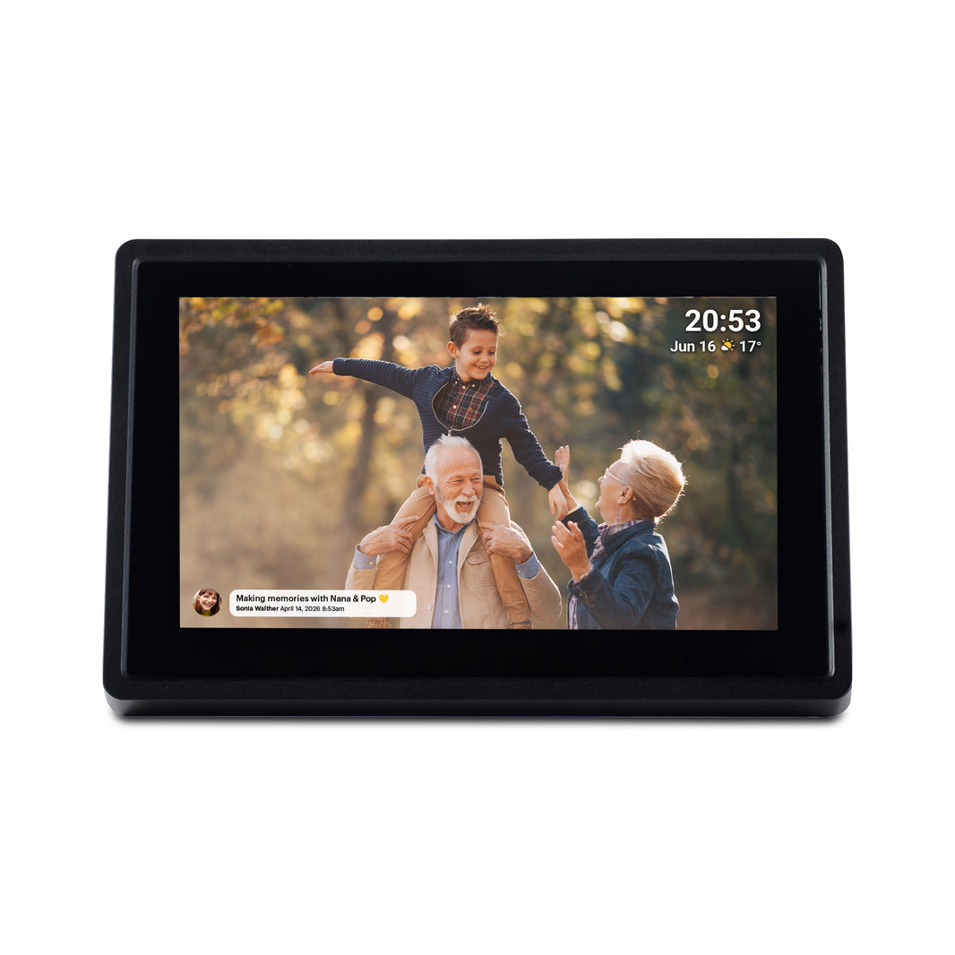 OnePlace Smart WIFI Photo Frame - 7" Black