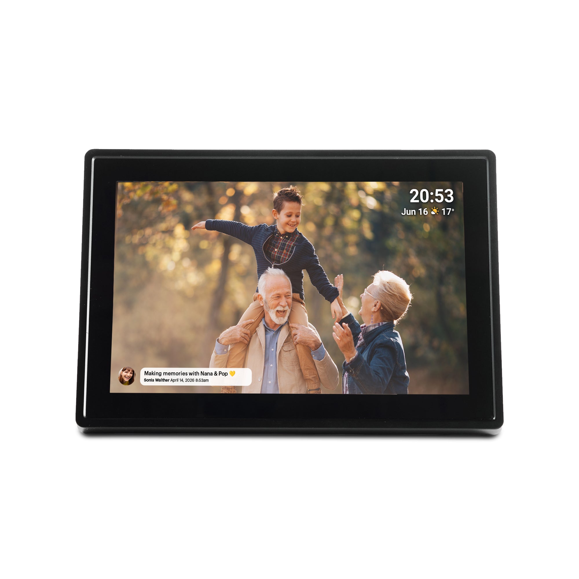 OnePlace Smart WIFI Photo Frame - 10.1" Black