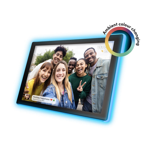 OnePlace Smart WIFI Photo Frame - 10.1" Ambient Light