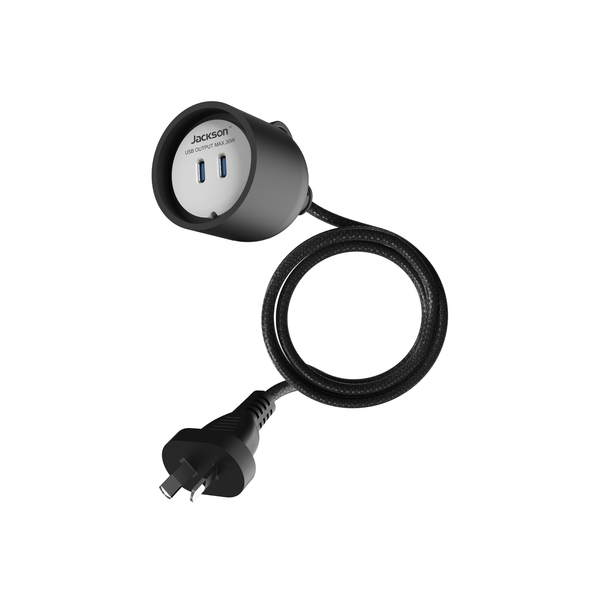 Raptor Dual USB-C 30W Charging Lead