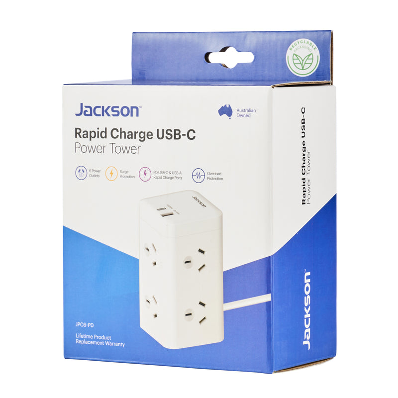 Rapid Charge USB-C Power Tower