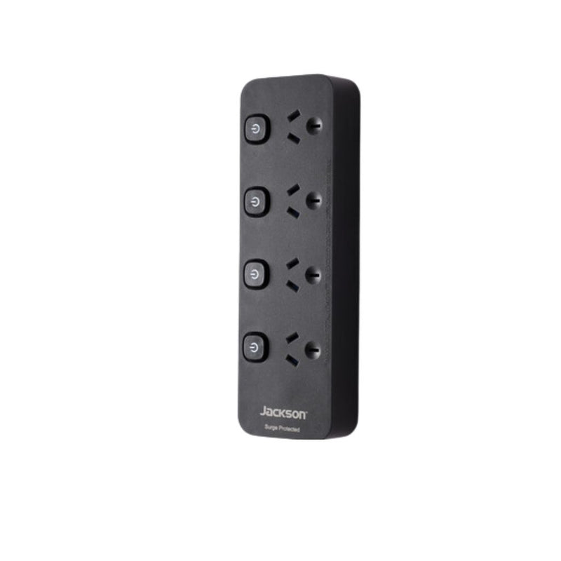 Surge Protected Powerboard - Switched 4 Outlet