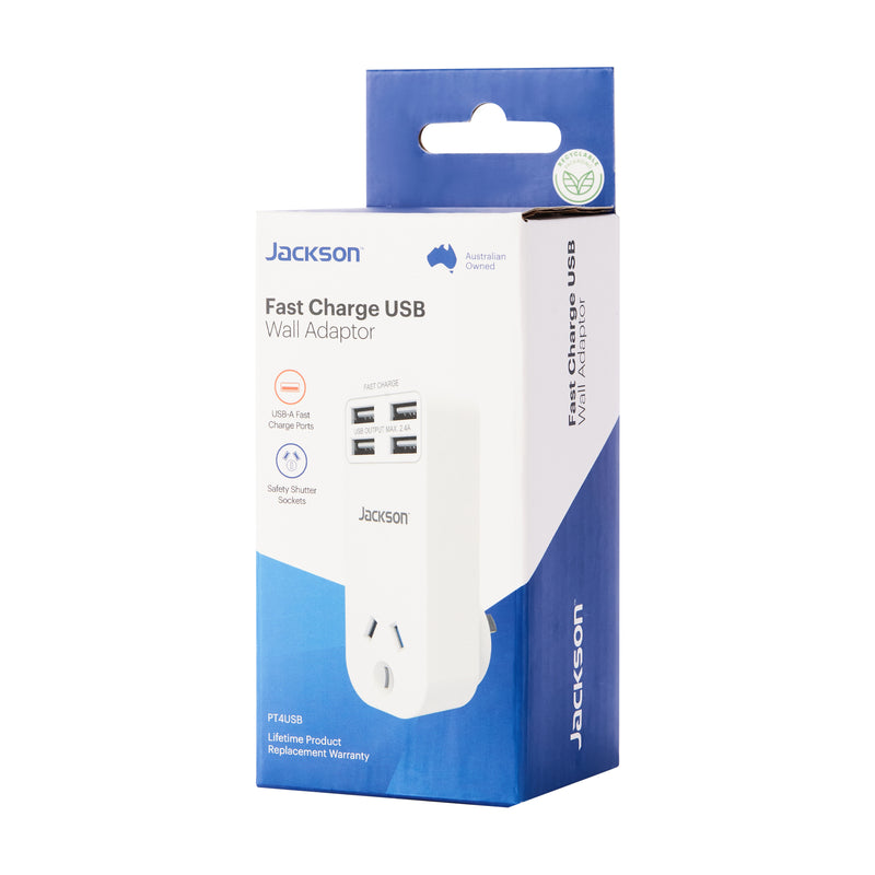 Fast Charge USB Wall Adaptor