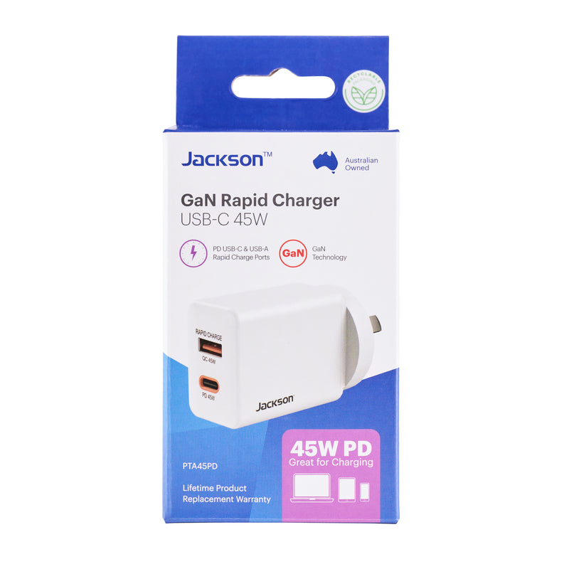 GaN Rapid Charger USB-C 45W