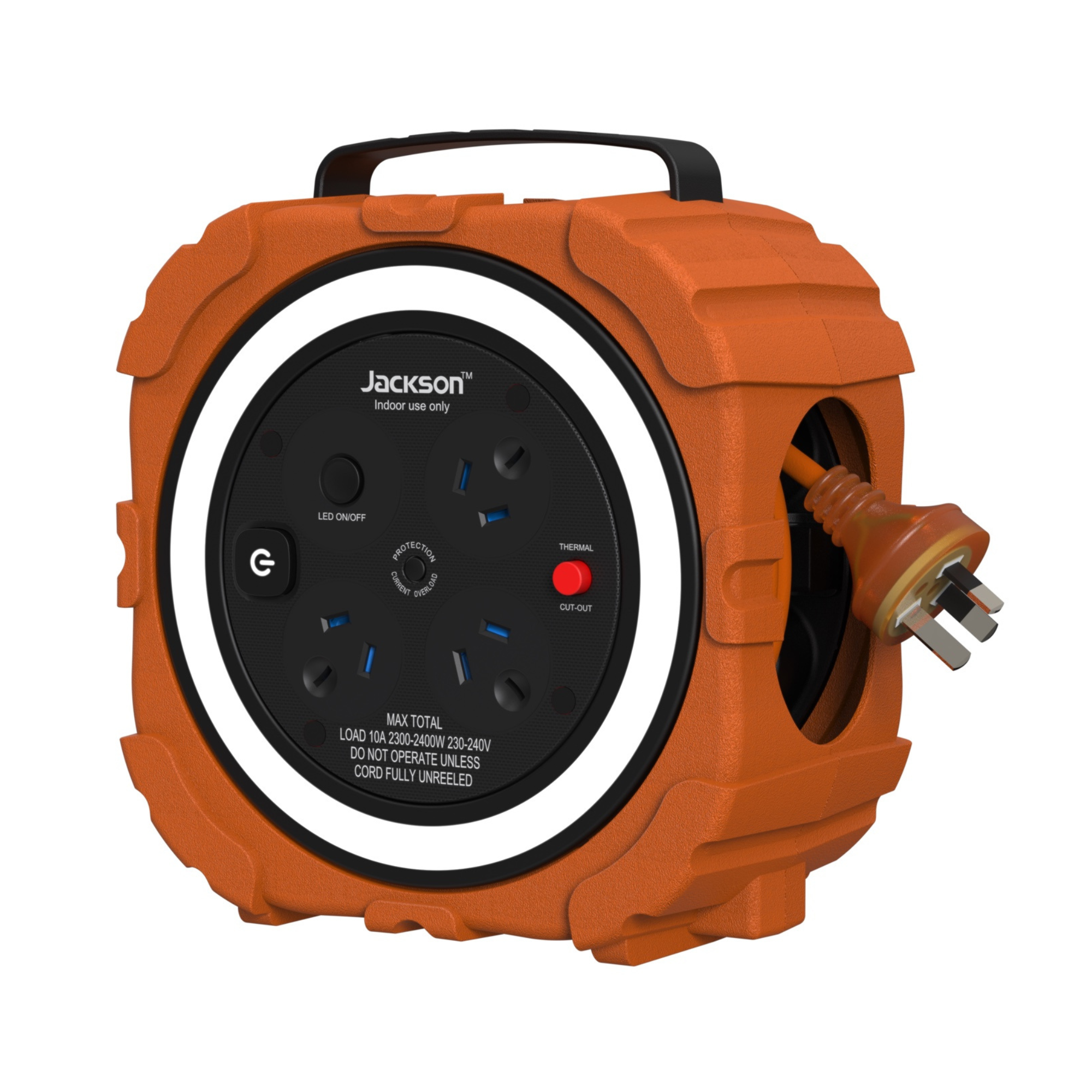 Rugged Plus 15m Cable Reel with 550L Ring Light