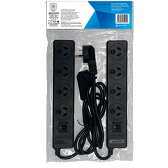 Twin Pack Master Switched Surge Powerboard- 4 Outlet