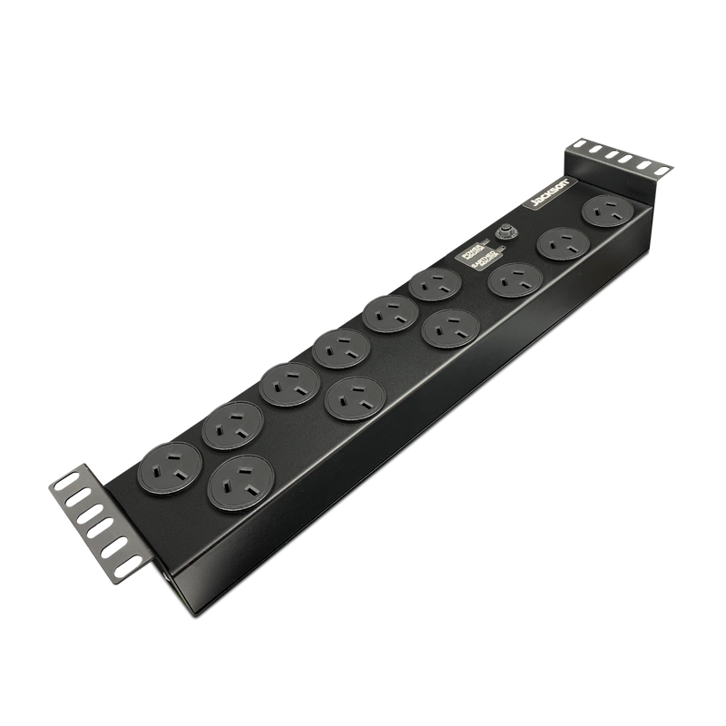 2RU 12 Outlet 19 Rack Mounted Powerboard with Surge Protection